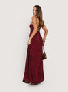 South of France Maxi Dress Burgundy