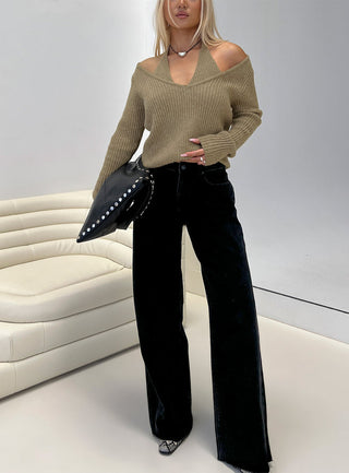 Darla Low Rise Straight Leg Jeans Washed Black