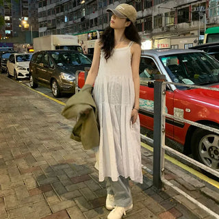 Layered sheer dress