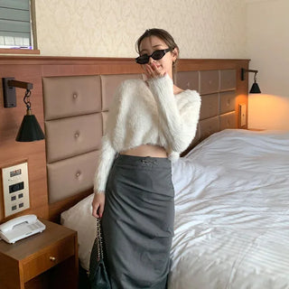 Soft cropped cardigan