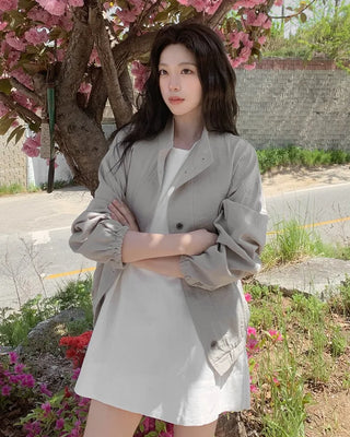 Half military jacket