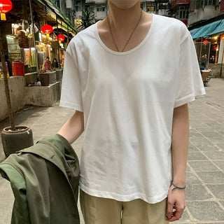 Daily U-neck short-sleeved T-shirt