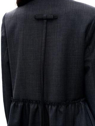 [Moromoro2] Collegiate Tailored Blazer and Pleated  Skirt Set