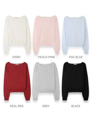 (6 colors) Chamomile Slim Knit
