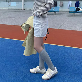 Simple cotton shorts