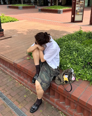 (UNISEX) Camouflage Bermuda Shorts