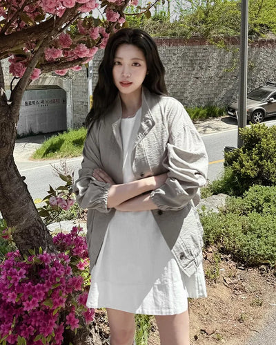 Half military jacket