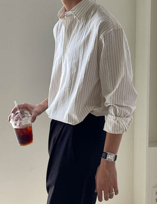 Yogurt Stripe Shirt (3 colors)