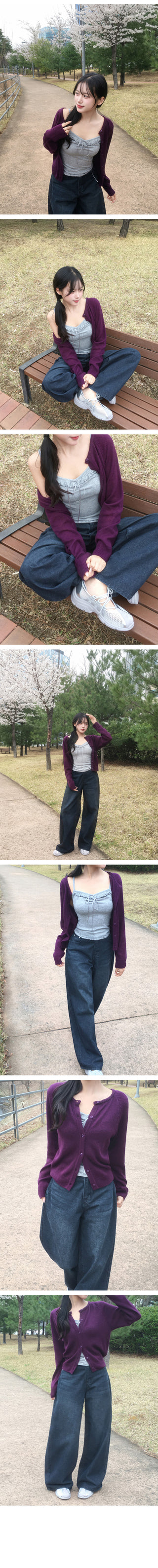 [5 colors] Frill Ribbon Sleeveless