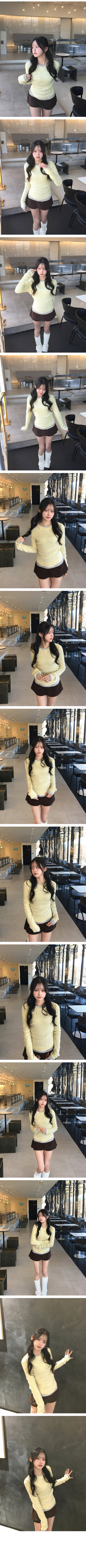 Brushed-back striped slim-fit long-sleeve T-shirt