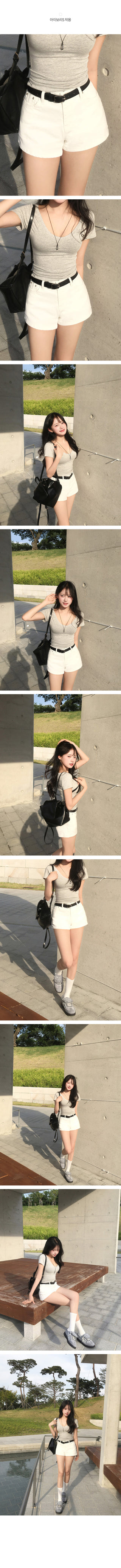 [2 colors] Round neck ribbed loose fit summer color cardigan