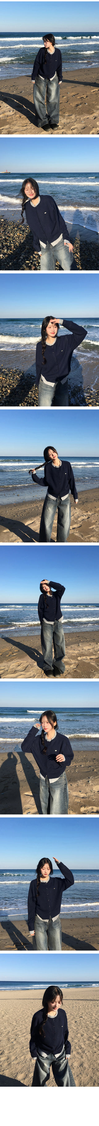 Applique Wash Wide Pants