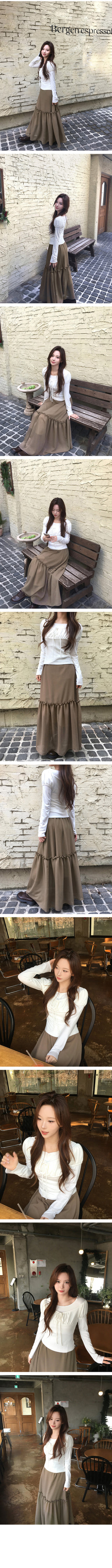 Layered Ribbon Long Sleeve T-Shirt