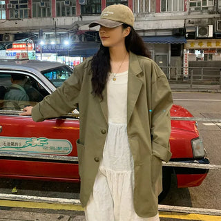 Simple oversized jacket
