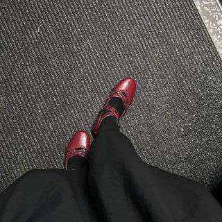 Strap loafers