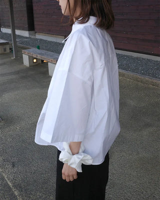 Pocket Loose Fit Crop Shirt