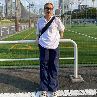 Unisex elasticated cotton pants