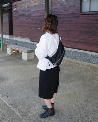 Pocket Loose Fit Crop Shirt