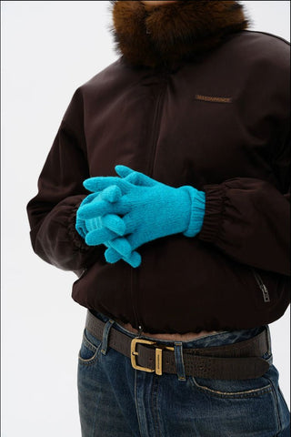 [MASONPRINCE] Wool Touchscreen Long Gloves