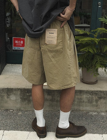 DUDE Washed Bermuda Shorts (3 colors, M~L)