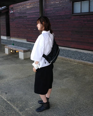 Pocket Loose Fit Crop Shirt