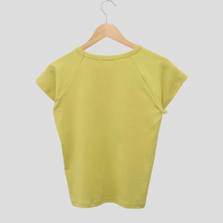 Raglan short-sleeved T-shirt
