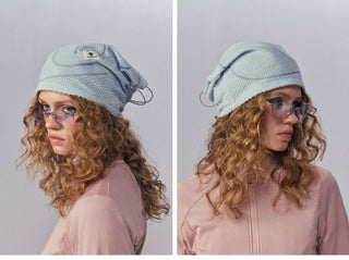 [Monterest] Fleece Beanie with Dual Track Drawstring