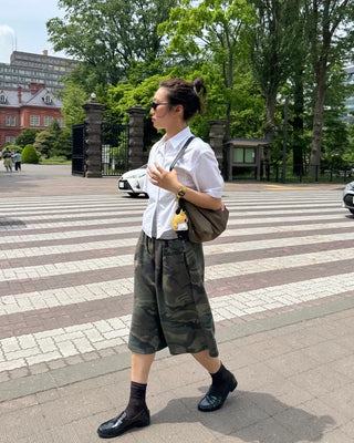(UNISEX) Camouflage Bermuda Shorts