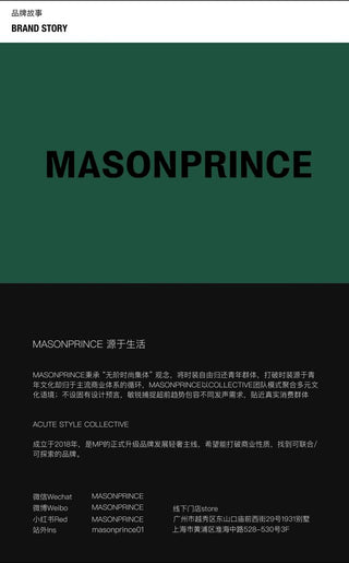 MASONPRINCE Digitally Printed Cotton T-Shirt