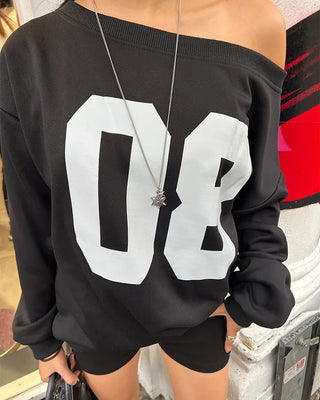 Flower Double Star Silver Chain Necklace