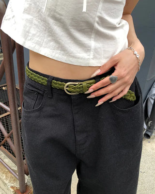 Antique mesh belt