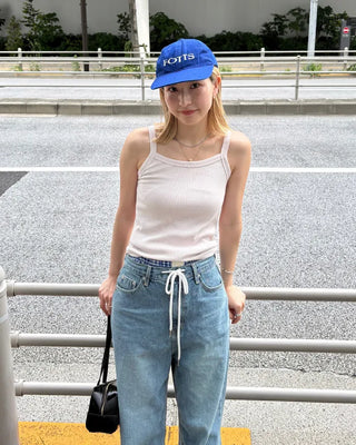 Slim ribbed camisole