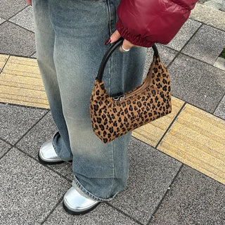 Leopard print tote bag