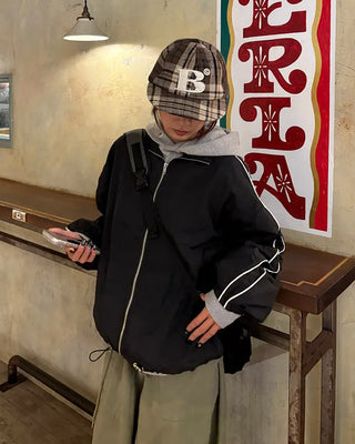 Two-tone windbreaker
