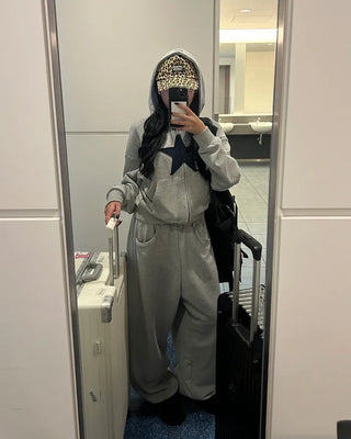 Belt loop waist sweat jogger pants