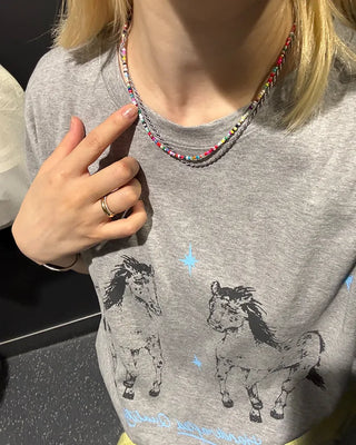 Mixed Mini Bead Necklace