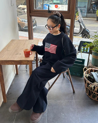 (Unisex) Vintage American Knit Sweater