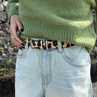 Leopard belt