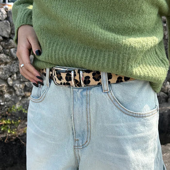 Leopard belt