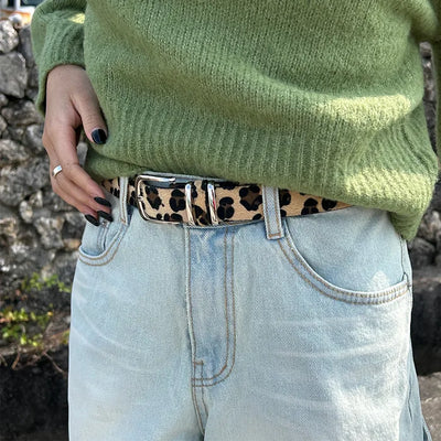 Leopard belt