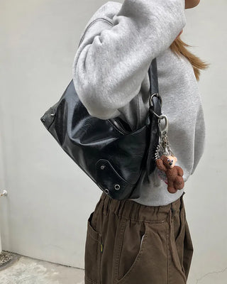 Eyelet Square Shoulder Bag