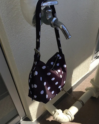 Dot belt one-shoulder bag