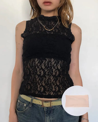 Non-wired tube top bra