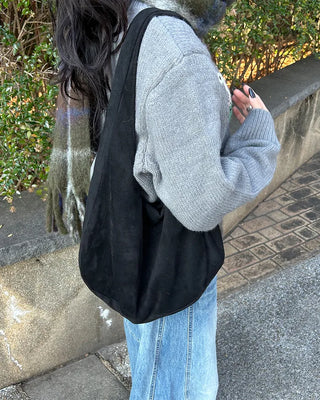 Daily Suede Shoulder Bag