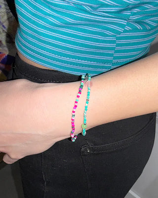 Colorful Point Bead Bracelet