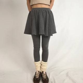 Flared leggings skirt