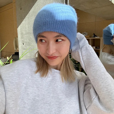 Fluffy Knit Beanie