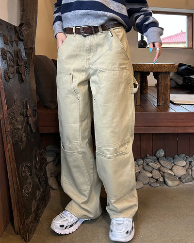Double knee carpenter pants
