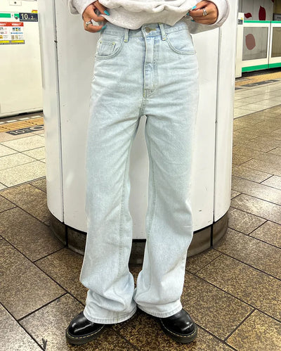 Straight Light Denim Jeans