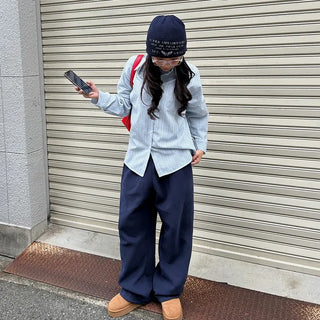 Daily Stripe Oversized Shirt
